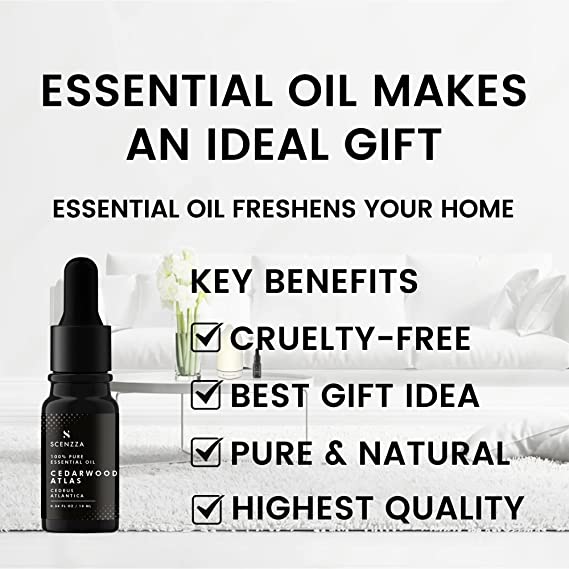 CedarWood 100% Pure Essential Oil 0.34 fl oz (10 ml)