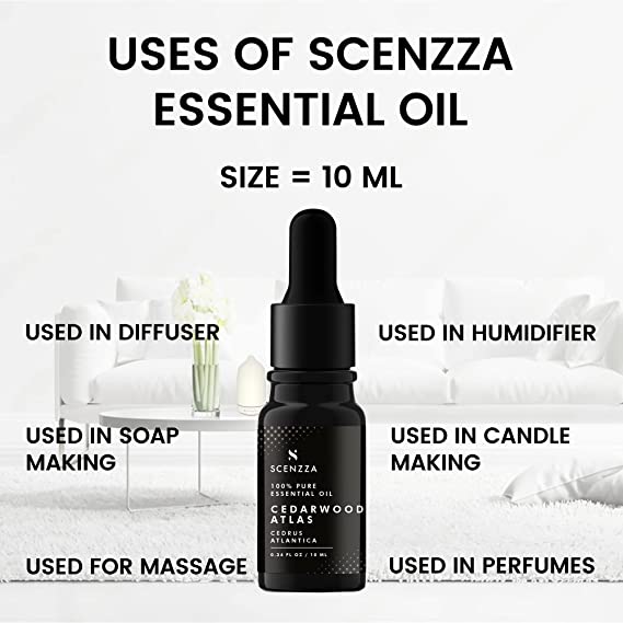 CedarWood 100% Pure Essential Oil 0.34 fl oz (10 ml)