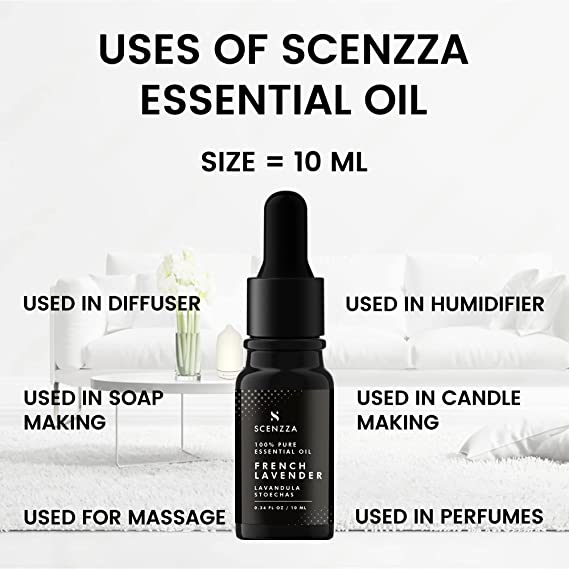 French Lavander 100% Pure Essential Oil 0.34 fl oz (10 ml)