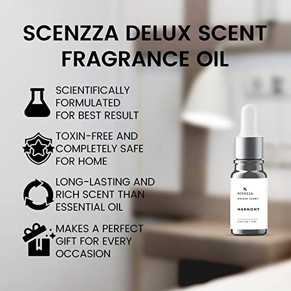 Scenzza Harmony Deluxe Scent Fragrance Oil For Diffuser (10ml)