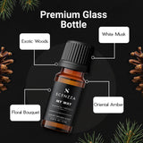 SCENZZA My Way Luxury Diffuser Scent Inspired by 1 Hotel® Miami Beach – Fresh & Woodsy Fragrance with Leather & Sandalwood- Fragrance Scent for Ultrasonic & Waterless Diffusers – 10 Ml / 0.34 Fl Oz