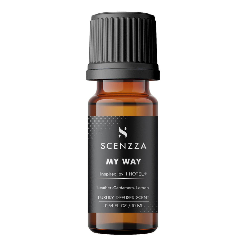 SCENZZA MY WAY Luxury Fragrance Oil Inspired by 1 Hotel Miami Beach Fresh Woody Blend with Leather Sandalwood and Amber Ideal for All Types of Diffusers 10 ML